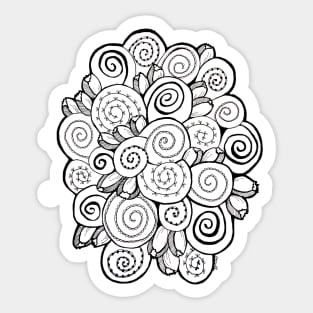 Barnacles and Shells Sticker